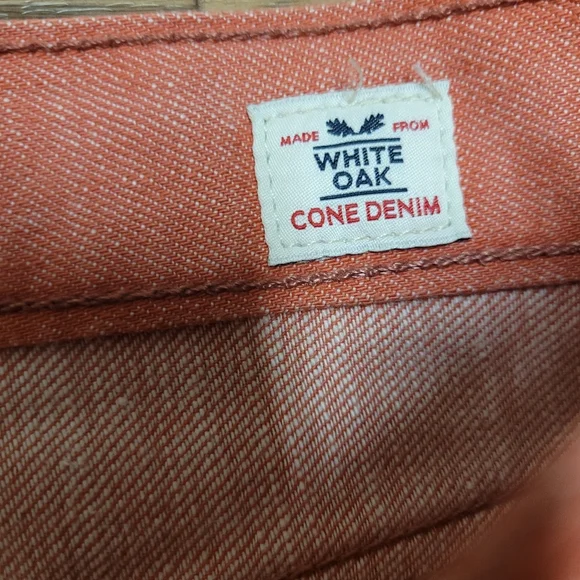 Levi's 501 Slim Fit Selvedge Jeans White Oak Cone Denim Men's Size W34 L32